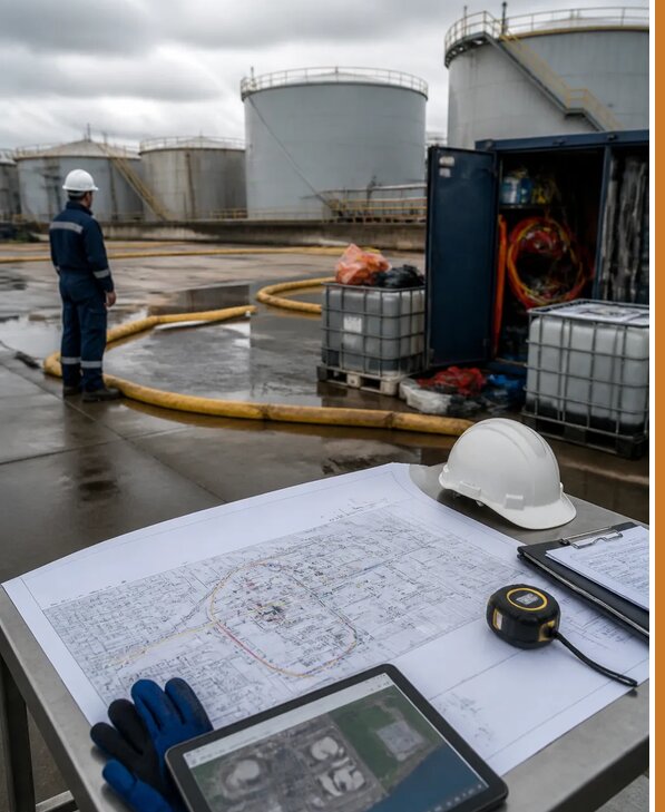 Разработка плана ликвидации разливов нефти в Мелеузе